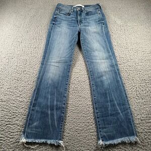 AYR Women's Flared Wide-Leg Jeans in Washed Blue